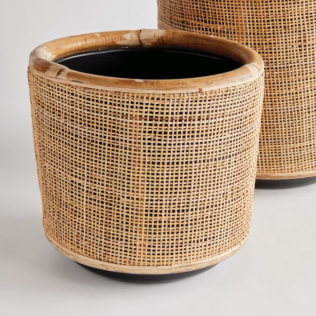 Lyla Dry Basket Planters, Set Of 2 For Sale In Chicago - Image 6 of 8
