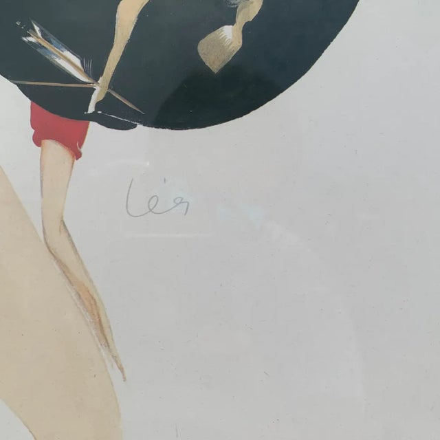 Turnowsky’s Art Show Japanese Framed Artwork - Set of 4 For Sale - Image 10 of 11