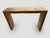 Andrianna Shamaris Minimalist Reclaimed Teak Wood Console Table For Sale - Image 4 of 6