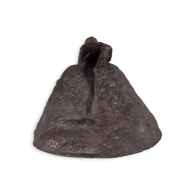 A modernist abstract bronze sculpture by American artist Richard Kozlow. Created and exhibited in 1996. Direct from the...