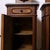 Antique Bedside Tables with Marble Backsplashes and Bases, Late 19th Century, Set of 2 For Sale - Image 3 of 18