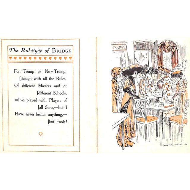 Paper "The Rubaiyat of Bridge" 1909 Wells, Carolyn For Sale - Image 7 of 10