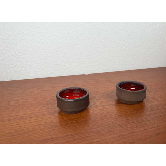 Small Mid-Century Modern Danish Studio Pottery Bowls, 1960s, Set of 2 For Sale - Image 9 of 15