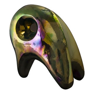 Green of the Neo Habitat Sculptural Object by Caspi Ceramics Nl For Sale