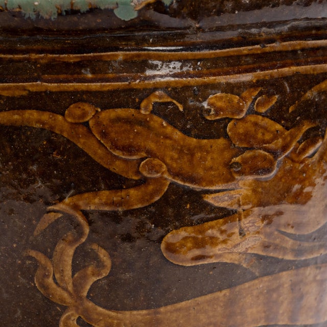 Early 19th Century Petite Chinese Dragon Pickling Pot, 19th Century For Sale - Image 5 of 5