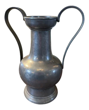 18th Century Flemish Rembrandt Style Double Handled Pewter Flagon Hallmarked