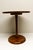 Mid Twentieth Century Modern Walnut Round Pedestal Side Table For Sale - Image 4 of 9