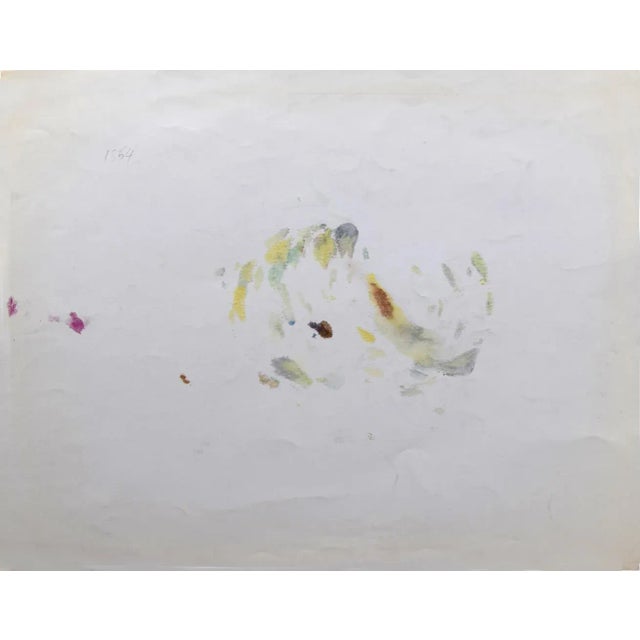 The Cat is an original drawing in pen on ivory-colored paper, realized by Marie Paulette Lagosse (1921-1996). Hand-signed...