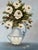 Vintage J. Melvin Still Life of White Roses in a Vase Oil Painting, Framed For Sale - Image 9 of 12