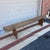 19th C. Lancaster County Pa Raw Pine Mortised Bench (76.25") For Sale - Image 10 of 12