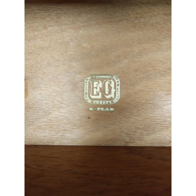 Brown Vintage Mid Century Modern Oak Vanity / Dressing Table by G Plan For Sale - Image 8 of 8