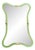 Italian Murano Glass Mirror in Weathered Green by Simoeng For Sale