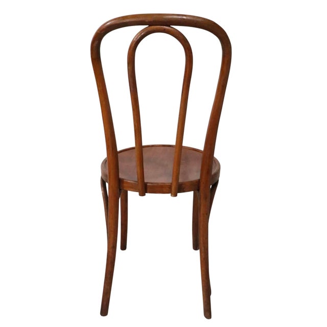 Early 20th Century Pr. Vienna Secessionist Bentwood Cafe Bistro Chairs by Thonet For Sale - Image 11 of 14