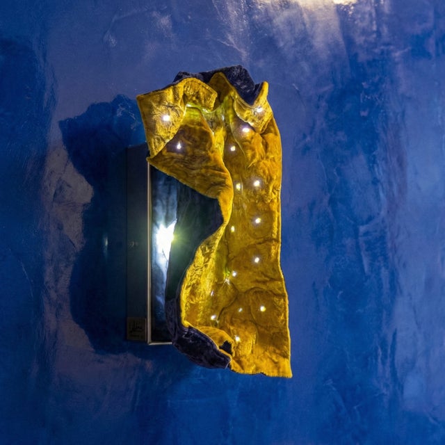 Not Yet Made - Made To Order Wrinkled Wall Light by Dario Nasuti For Sale - Image 5 of 12
