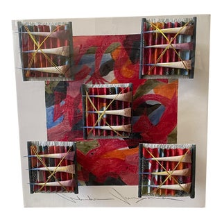 Akiko Sugiyama Original Mixed Media, Framed For Sale