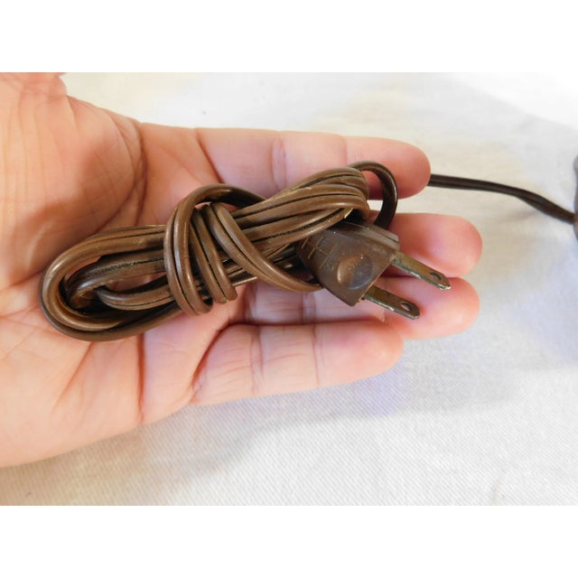 Vintage Mid Century Cast Iron Pirate Ship Table Lamp For Sale - Image 11 of 12