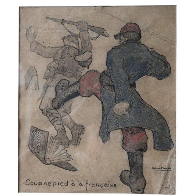 Artist: Gerard Vroom Period: 20th century Style: Other Style Condition: Good condition Material: Paper Length: 35.5 x 47...