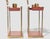 Jacques Adnet (Attribution) Wall Sconces. France, 1950. Brass and enamel metal. 13 5/8w x 4 1/2d x 10 3/4h.
