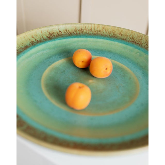 Vintage Studio Ceramic Bowl, Denmark, 1970s For Sale - Image 9 of 12