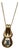 1990s The Alderly Street: Yellow Gold Love Knot Diamond Solitaire Necklace For Sale