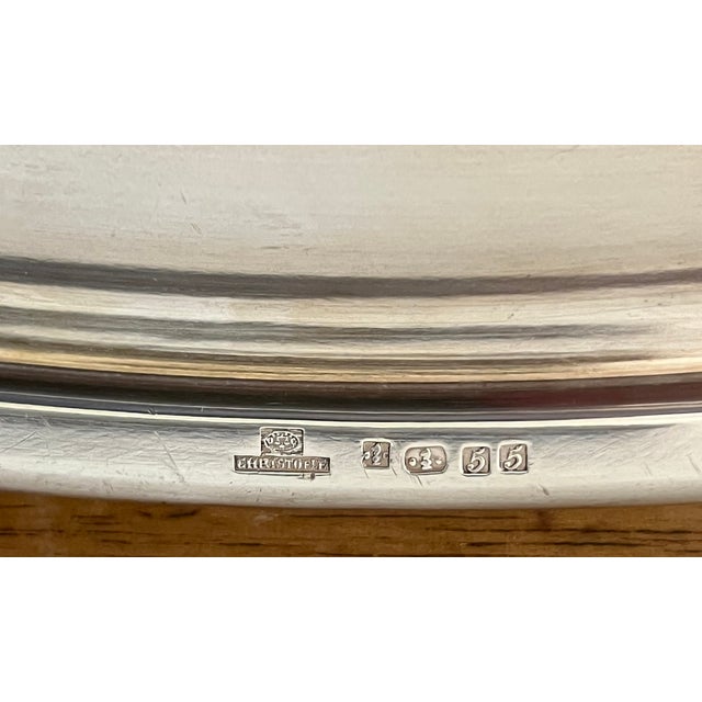 Silver Early 20th Century Christofle Art Nouveau Decanter and Glass Set on Tray For Sale - Image 8 of 12
