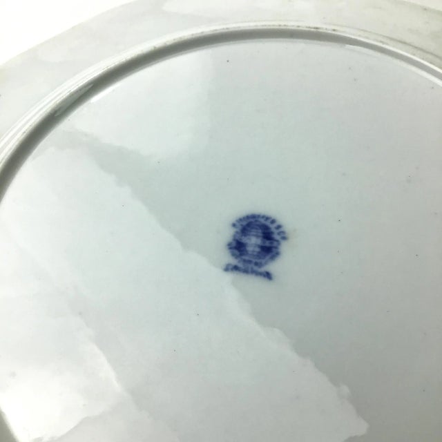 Ceramic Antique Dragon Design Porcelain Plates - Set of 3 For Sale - Image 7 of 9