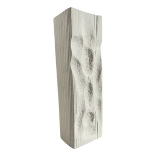 Vintage Bisque Porcelain Sculptural Vase by Martin Freyer for Rosenthal Studio-Line, Germany, 1960s For Sale