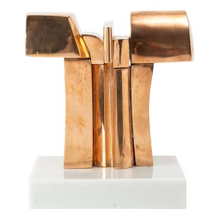 José Luis Sanchez, Abstract Sculpture, 1970s, Bronze and Plastic For Sale