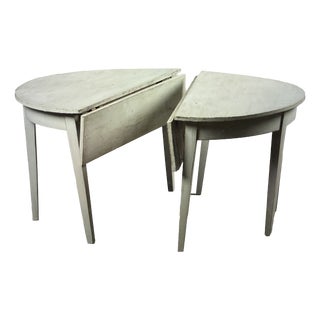 Crescent-Shaped Consoles, 1860, Set of 2 For Sale