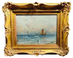 Joseph Henderson, Nautical Scene, 1860, Oil on Canvas