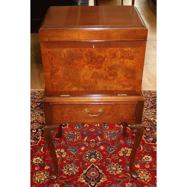 Hickory American Masterpiece Collection Queen Anne Burl Walnut Silver Chest Dimensions : 40" Tall X 17" Deep X 22" Wide...