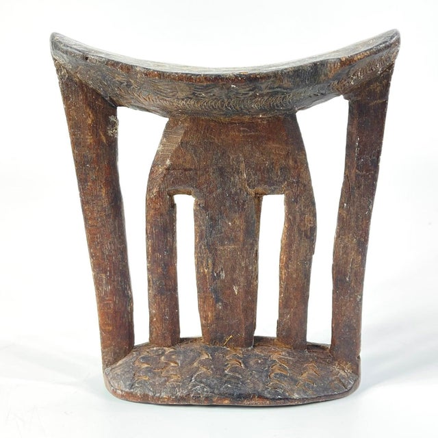 Early 20th Century Wooden Headrest Ethiopia For Sale In Denver - Image 6 of 7