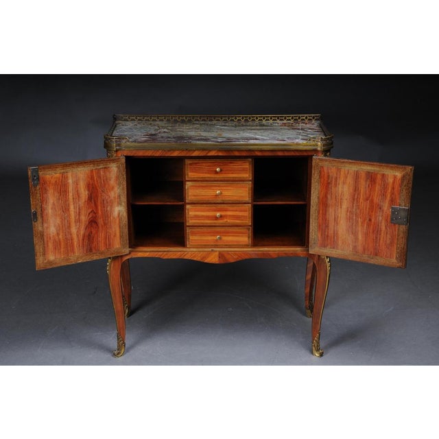 19th Century French Napoleon III Marquetry Dresser, 1870s For Sale - Image 14 of 18