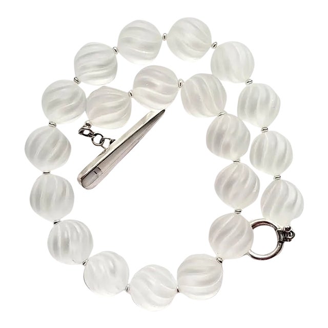 Rock Crystal Necklace For Sale