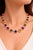 Baroque Bochic “Capri” Vintage Ruby & Sapphire Necklace Set In 18K Gold & Silver For Sale - Image 3 of 11