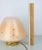 Mid-Century Glass & Brass Table Lamp For Sale - Image 9 of 12