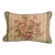 Vintage French Aubusson Tapestry Style Needlepoint Lumbar Pillow For Sale