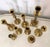 Mid 20th Century Assorted Brass Candlestick Holders, Set of 9 For Sale - Image 6 of 7