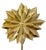 Vintage Gold Starburst Metal Table Sculpture For Sale - Image 4 of 5