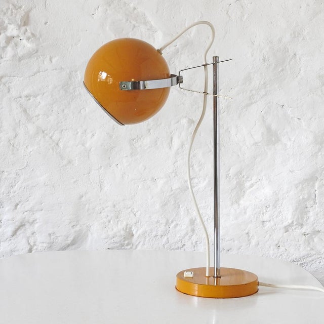 Space Age Eyeball Table Lamp from Delmas, 1960s For Sale - Image 14 of 14