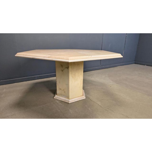 Italian Octagonal Marble Dining Table, 1970s For Sale - Image 6 of 16