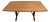 Vintage Mid Century Modern Walnut Convertible Dining and Coffee Trestle Table For Sale
