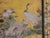 Vintage Asian-Inspired Four-Panel Tabletop Folding Screen With Cranes & Bamboo Designs. For Sale - Image 11 of 12