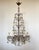 Metal Chandelier with Murano Drops, 1960s For Sale - Image 7 of 7
