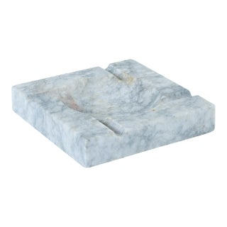 Large Square Marble Ashtray For Sale