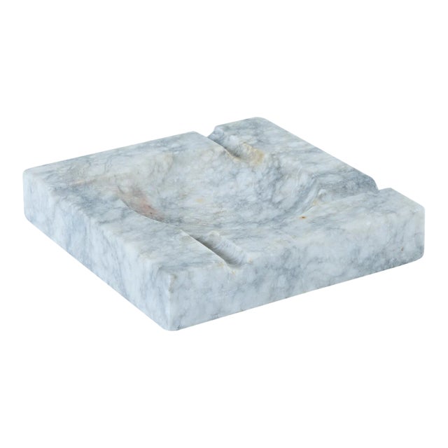 Large Square Marble Ashtray For Sale