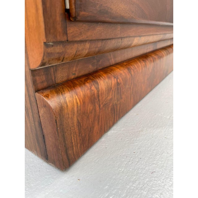 Art Deco Style Walnut Veneer Wardrobe, 1930s For Sale - Image 12 of 17