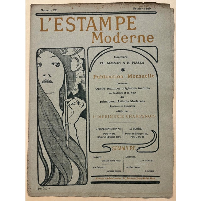 Raphael Collin, Le Départ, 1899, Original Lithograph For Sale - Image 8 of 10