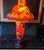 Large Art Nouveau Style Cameo Glass "Mushroom" Table Lamp – After Émile Gallé (Jg) For Sale - Image 4 of 8