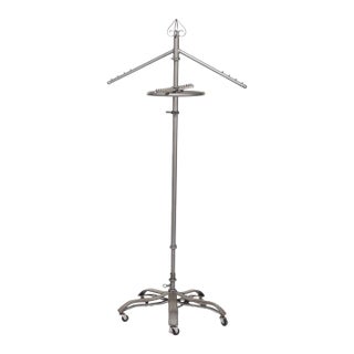 Vintage Adjustable Metal Clothing Display Rack 20thC For Sale